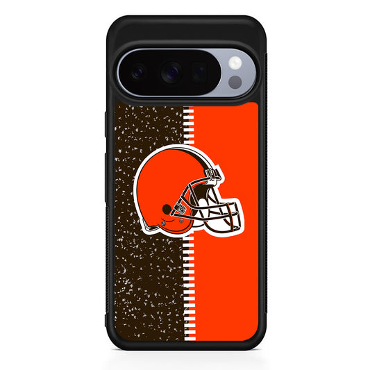 NFL Cleveland Browns Logo Google Pixel 10 Pro Case | Slim Google Pixel 10 Pro Rubber Case