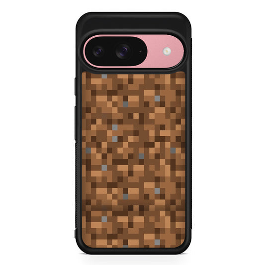 Minicraft Block Pixel Google Pixel 9 Case | Google Pixel 9 Protective Rubber Case