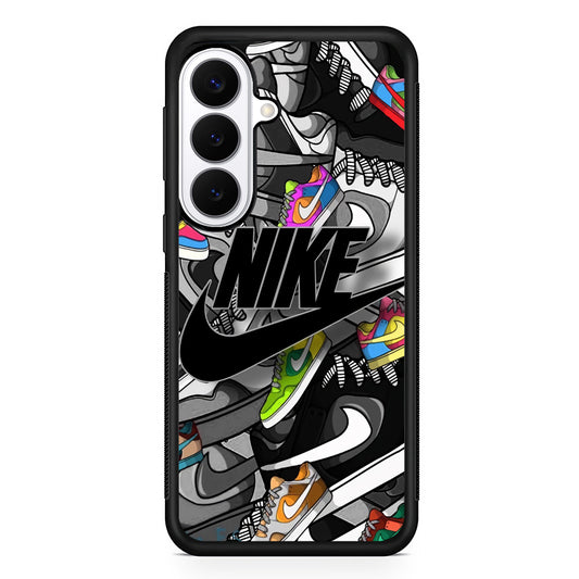 Nike Collection Shoes Black Logo Samsung Galaxy S26 Plus Case | Stylish Protective Cover for Samsung Galaxy S26 Plus