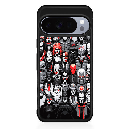 Batman Villains Character Google Pixel 10 Pro Case | Slim Google Pixel 10 Pro Rubber Case