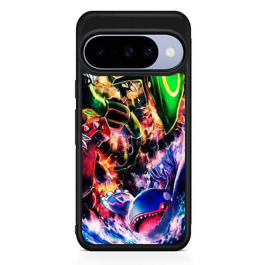 Legendary Pokemon Monsters Trio Google Pixel 10 Case | Google Pixel 10 Rubber Protective Case
