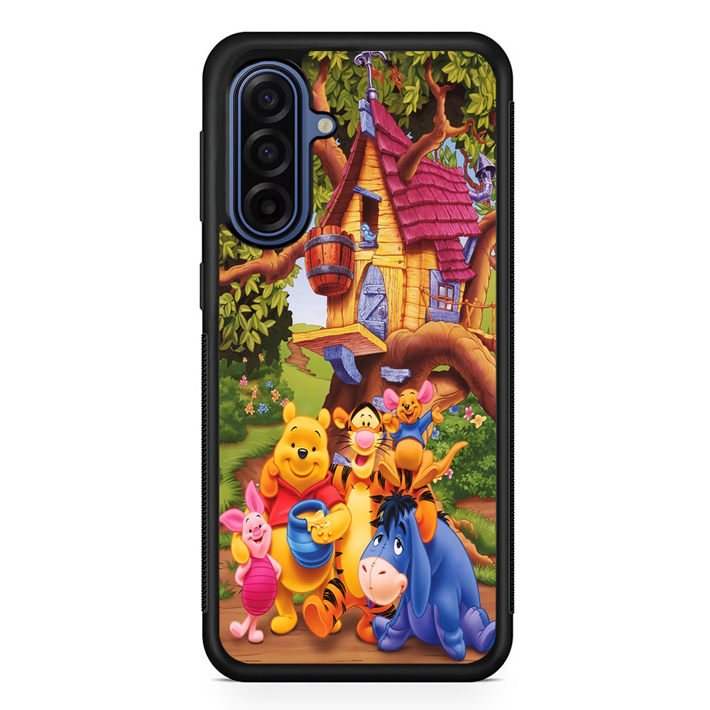 Winnie The Pooh Family Character Samsung Galaxy A17 Case | Slim Protective Phone Cover