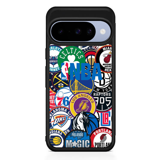 All NBA Basketball Teams Google Pixel 10 Case | Google Pixel 10 Rubber Protective Case