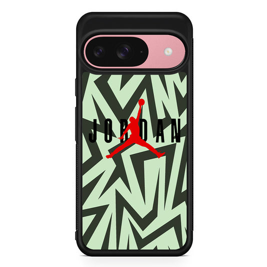 Air Jordan Shape Of Abstract Google Pixel 9 Case | Google Pixel 9 Protective Rubber Case
