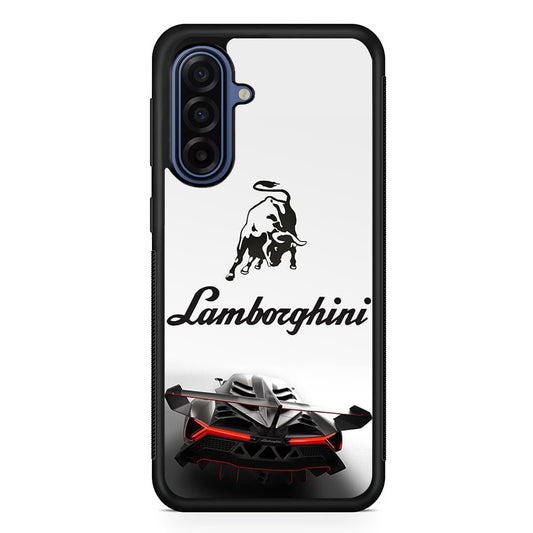 Lamborghini White Logo Car Samsung Galaxy A17 Case | Durable Samsung Galaxy A17 Cover