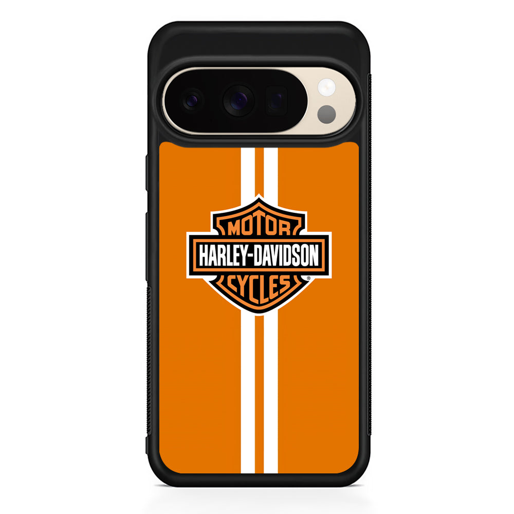 Harley Davidson Orange Touch Google Pixel 10 Pro XL Case | Durable Google Pixel 10 Pro XL Cover