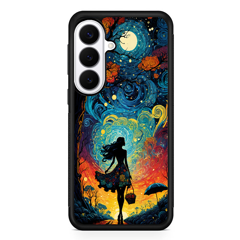 The Girl with The Moon Samsung Galaxy S26 Plus Case | Slim Protective Cover for Samsung Galaxy S26 Plus