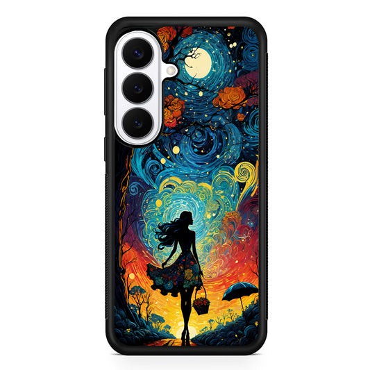 The Girl with The Moon Samsung Galaxy S26 Plus Case | Slim Protective Cover for Samsung Galaxy S26 Plus