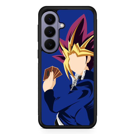 Yu-Gi-Oh Yugi Mutou Silhouette Samsung Galaxy S26 Case | Durable Rubber Case for Samsung Galaxy S26
