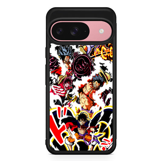 One Piece Luffy Gear Transformation Google Pixel 9 Case | Google Pixel 9 Protective Rubber Case