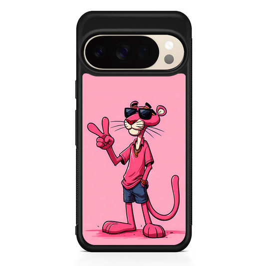 Pink Panther Wearing Glasses Google Pixel 10 Pro XL Case | Slim Google Pixel 10 Pro XL Protective Case