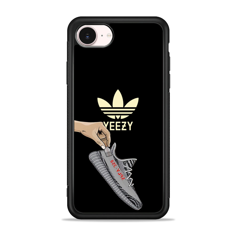 Adidas Yeezy Grey Shoes iPhone 17e Case - Silicone Case