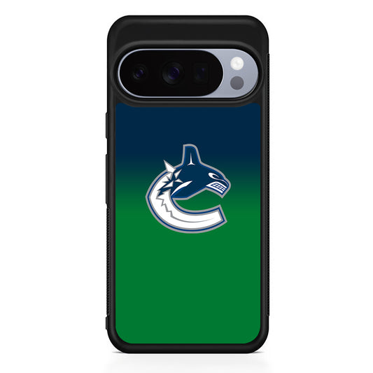 NHL Vancouver Canucks Gradation Google Pixel 10 Pro Case | Slim Google Pixel 10 Pro Rubber Case