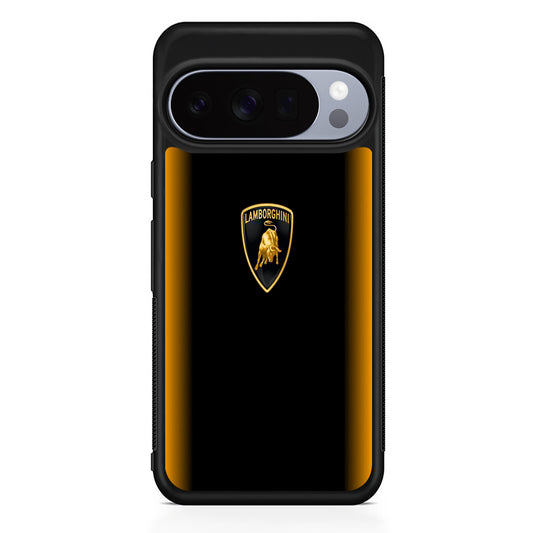 Lamborghini Stripe Gold Google Pixel 10 Pro Case | Slim Google Pixel 10 Pro Rubber Case