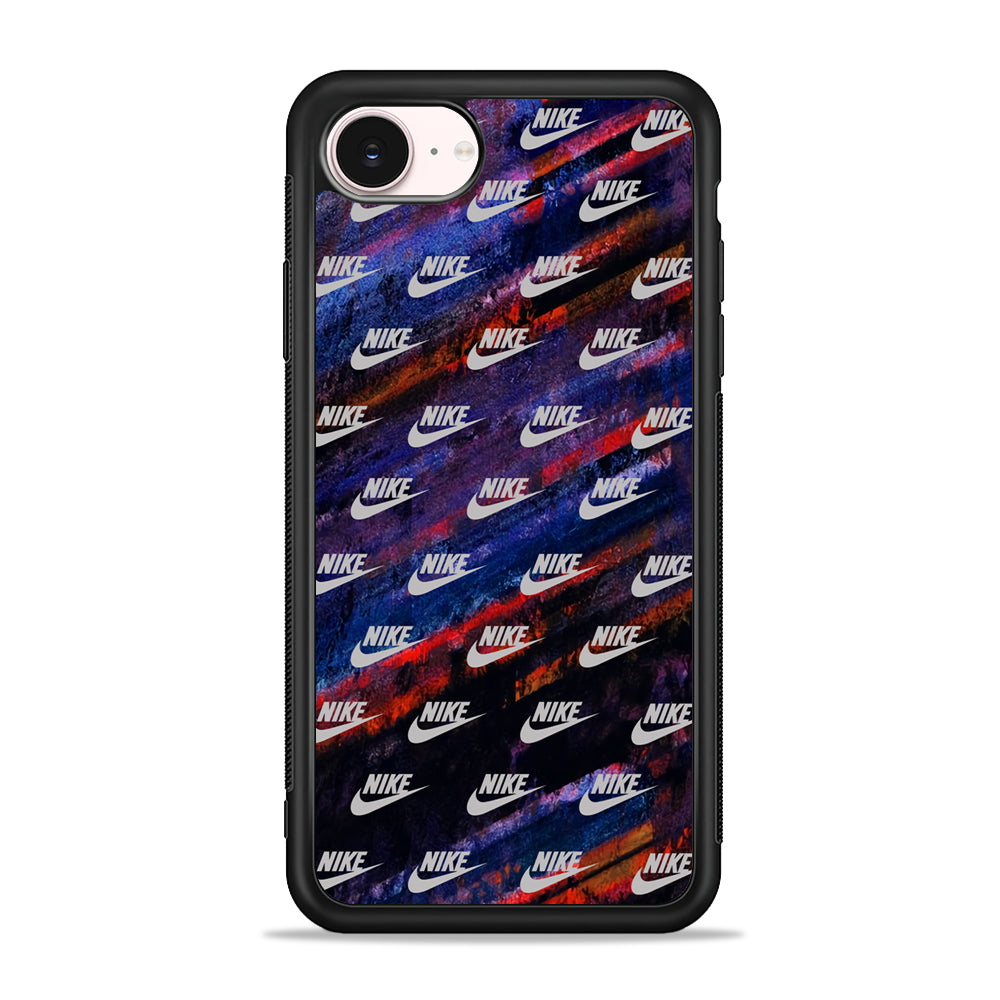 Nike Doodle Stripe Abstract iPhone 17e Case - Silicone Case