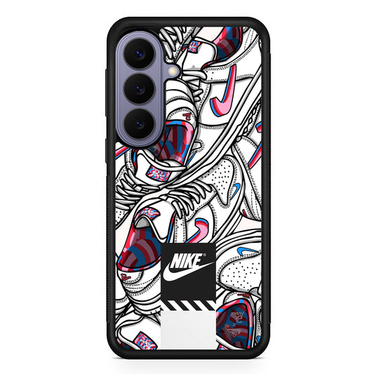 Nike Rainbow in White Cloud Samsung Galaxy S26 Case | Lightweight Samsung Galaxy S26 Phone Case