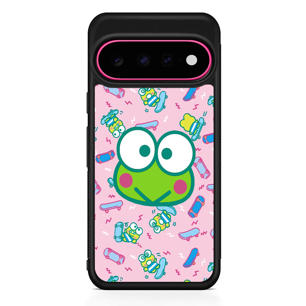 Keroppi Skate Pattern Google Pixel 11 Case | Slim Shockproof Cover