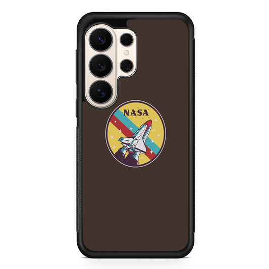 Nasa Dark Aircraft Icon Samsung Galaxy S26 Ultra Case | Durable Samsung Galaxy S26 Ultra Phone Case