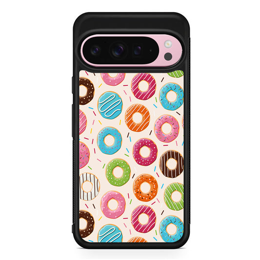 Various Sweet Cute Donuts Google Pixel 9 Pro XL Case | Protective Cover