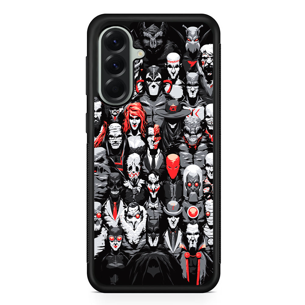 Batman Villains Character Samsung Galaxy A56 Case | Samsung Galaxy A56 Protective Rubber Case