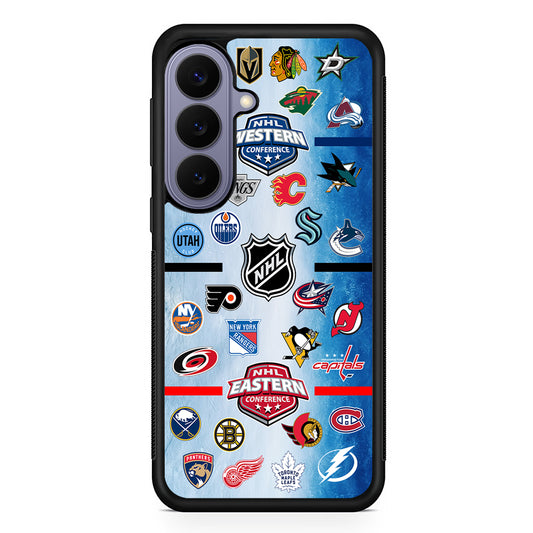 All NHL Teams Logo Samsung Galaxy S26 Case | Durable Rubber Case for Samsung Galaxy S26