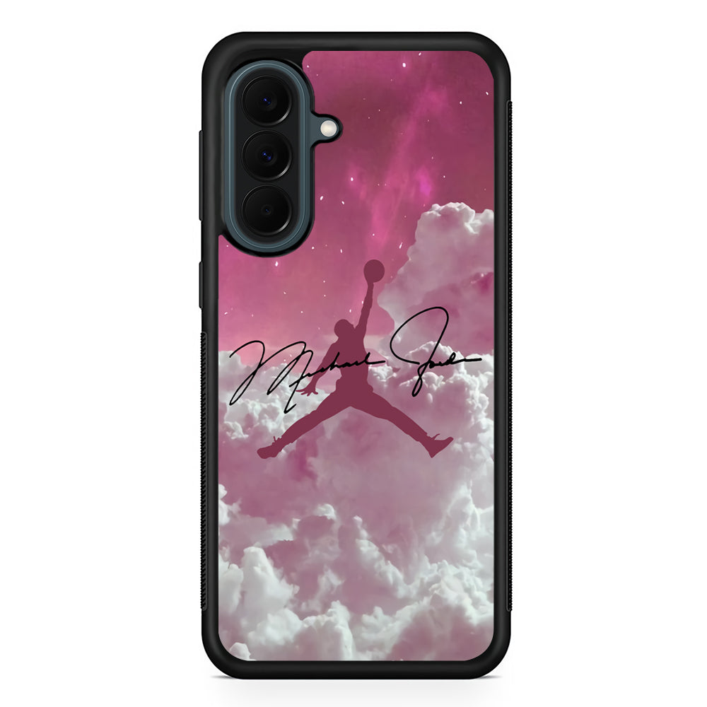 Air Jordan Signature Art of Aesthetic Aurora Samsung Galaxy A37 Case | Custom Samsung Galaxy A37 Protective Cover