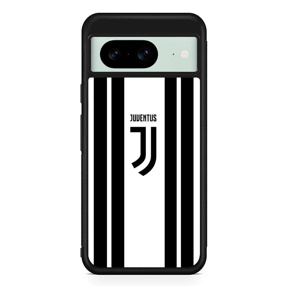 Juventus Black Stripe Google Pixel 8 Case | Durable Protective Cover for Google Pixel 8