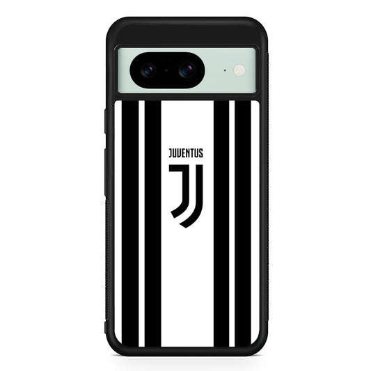 Juventus Black Stripe Google Pixel 8 Case | Durable Protective Cover for Google Pixel 8