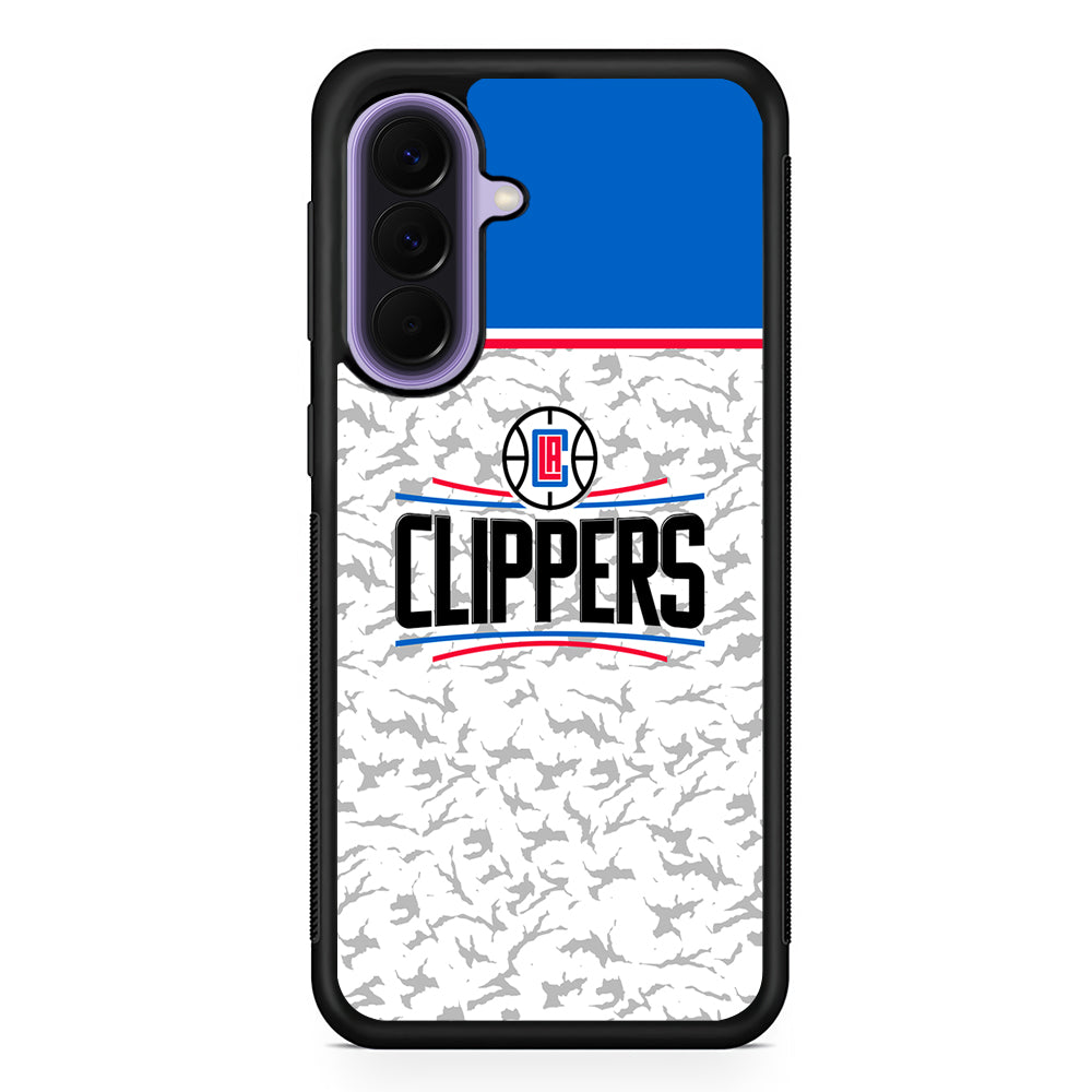 NBA Los Angeles Clippers Logo Samsung Galaxy A57 Case | Slim Samsung Galaxy A57 Rubber Case