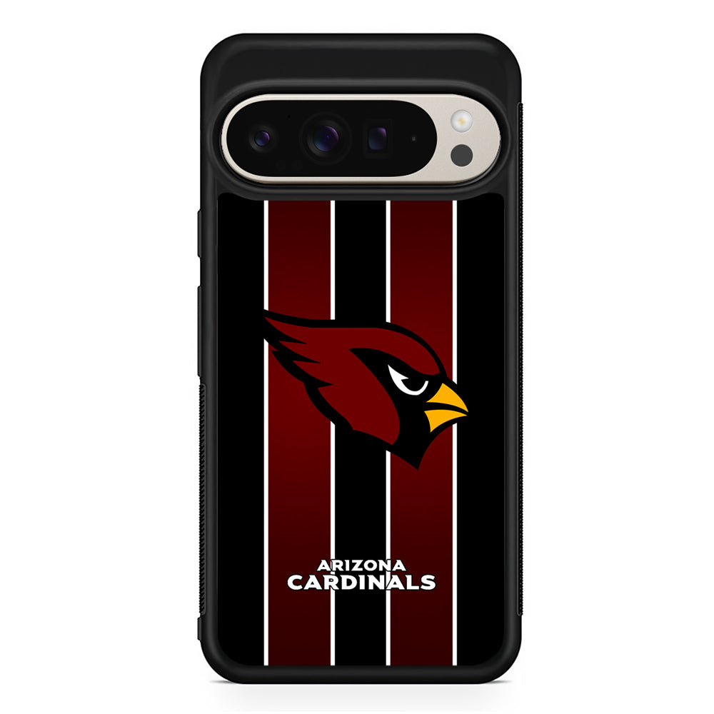 NFL Arizona Cardinals Strike Line Google Pixel 9 Pro Case | Slim Protective Cover