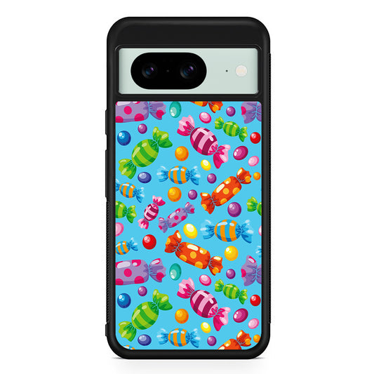 Colorfully Wrapped Candies Google Pixel 8 Case | Durable Protective Cover for Google Pixel 8