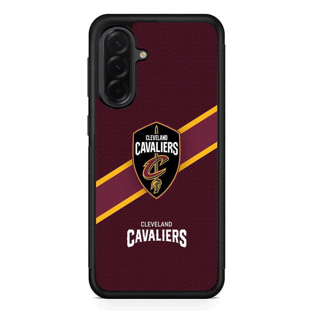 NBA Cleveland Cavaliers Logo Samsung Galaxy A36 Case | Protective Rubber Cover