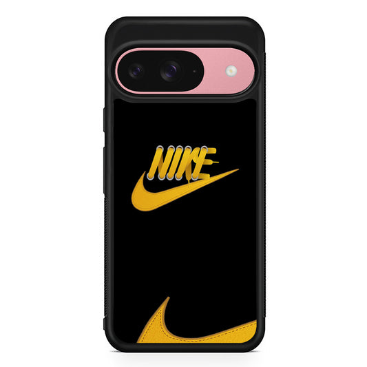 Nike Yellow Shoelace Google Pixel 9 Case | Durable Google Pixel 9 Cover