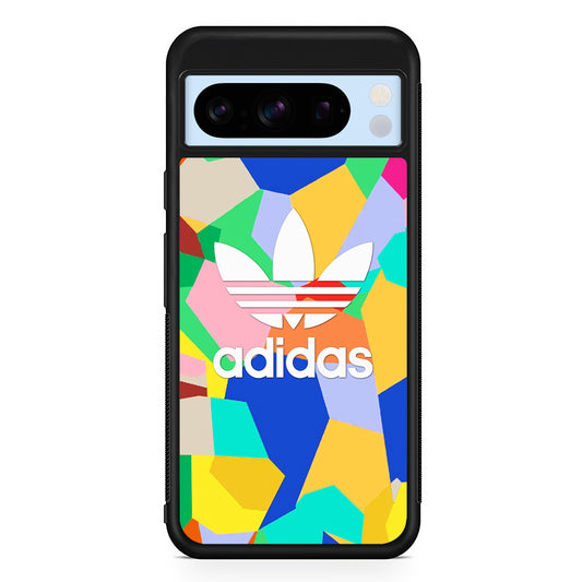 Adidas White on Canvas Google Pixel 8 Pro Case | Slim Protective Cover