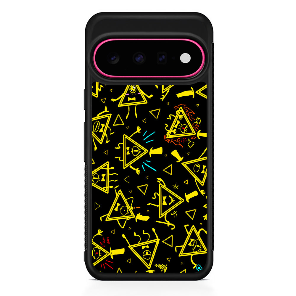 Bill Cipher Gravity Falls Doodle Google Pixel 11 Case | Slim Shockproof Cover