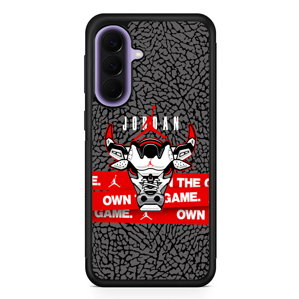 Air Jordan The Bull Head Samsung Galaxy A57 Case | Slim Samsung Galaxy A57 Rubber Case