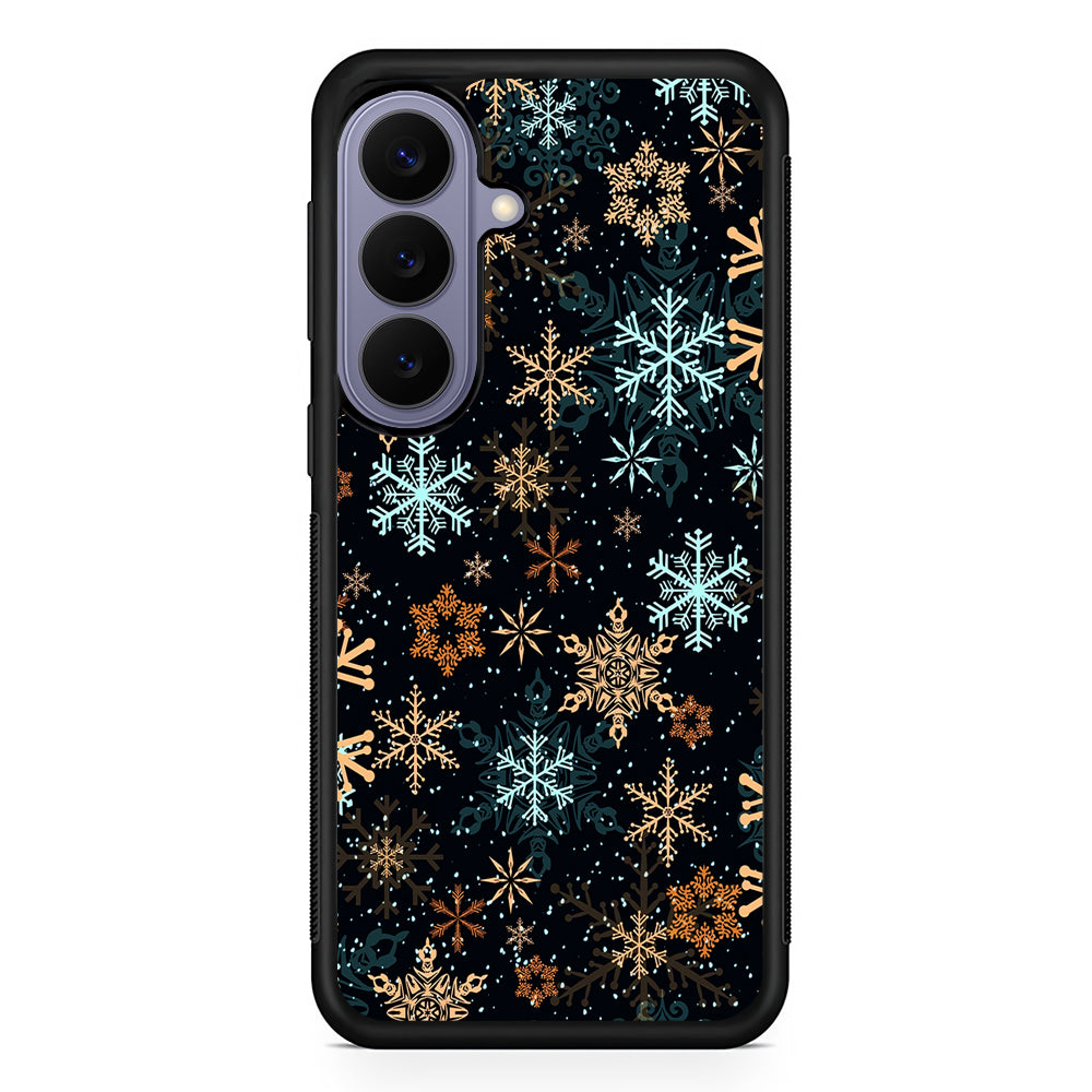 Snowflakes Winter Samsung Galaxy S26 Case | Durable Rubber Case for Samsung Galaxy S26