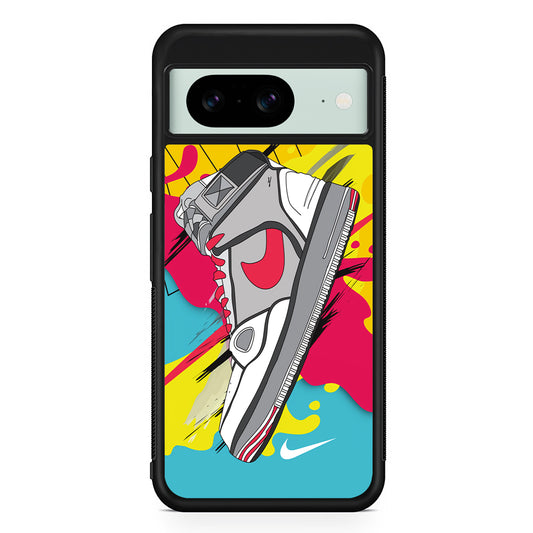 Nike Vibes of Swanky Google Pixel 8 Case | Slim Rubber Case for Google Pixel 8
