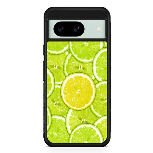 Lime Slice Citrus Fruit Google Pixel 8 Case | Durable Protective Cover for Google Pixel 8