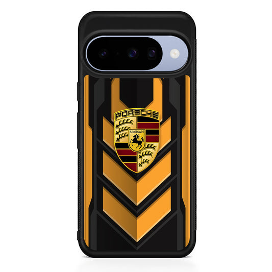 Porsche Drove Forward Google Pixel 10 Case | Google Pixel 10 Rubber Protective Case