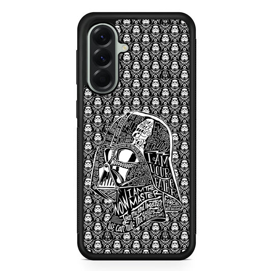 Star Wars Dart Vader Pattern Samsung Galaxy A56 Case | Samsung Galaxy A56 Protective Rubber Case
