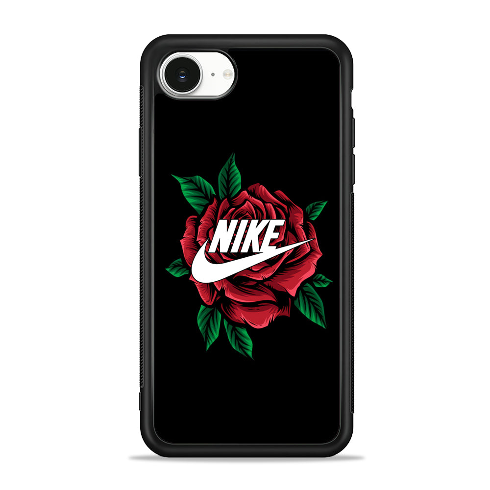 Nike Rose Flowers iPhone 16e Case - Slim Silicone Case
