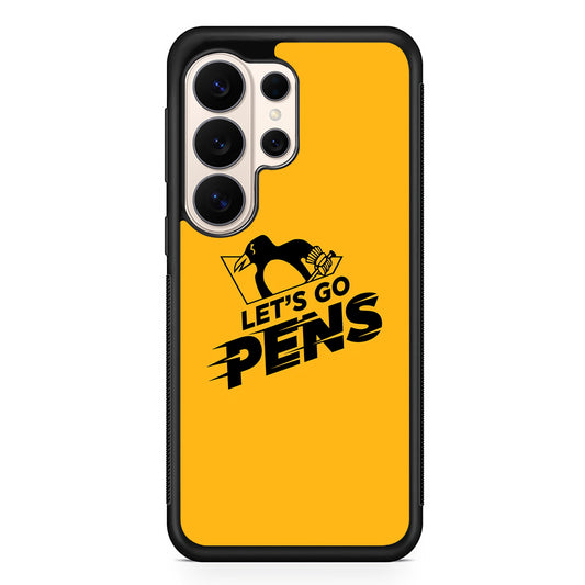 NHL Pittsburgh Penguins Let's Go Samsung Galaxy S26 Ultra Case | Slim Protective Case for Samsung Galaxy S26 Ultra