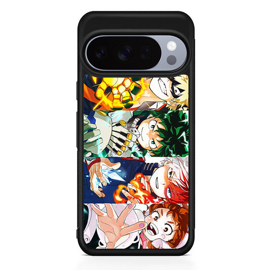 My Hero Academia Main Characters Google Pixel 10 Pro Case | Slim Google Pixel 10 Pro Rubber Case