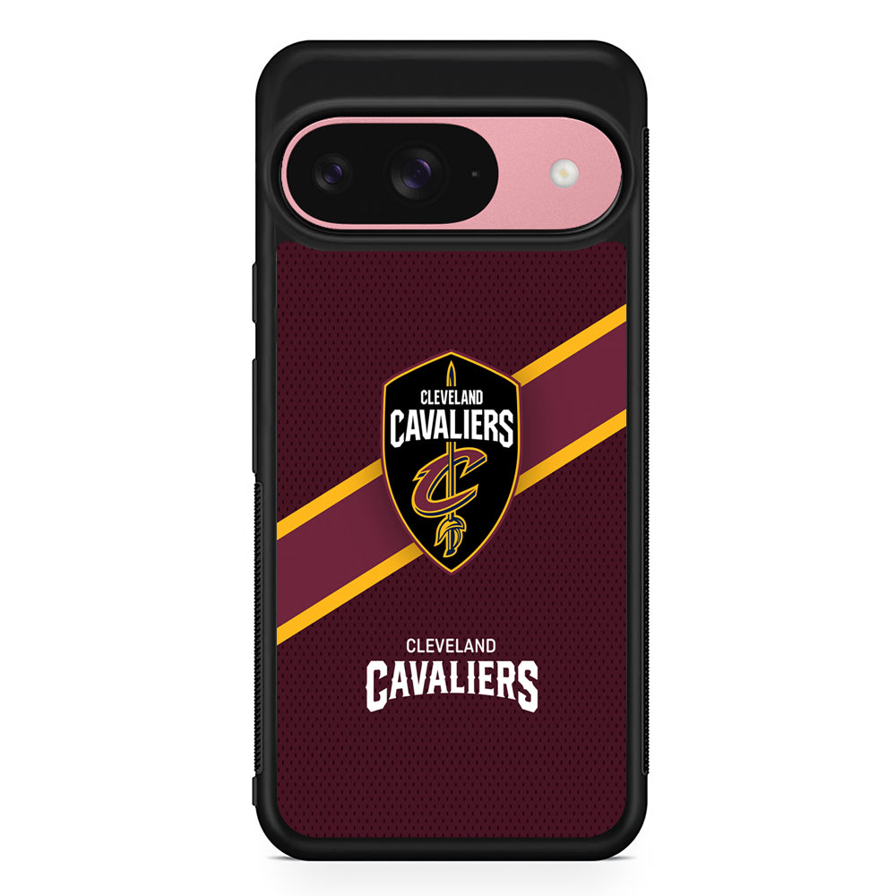 NBA Cleveland Cavaliers Logo Google Pixel 9 Case | Google Pixel 9 Protective Rubber Case