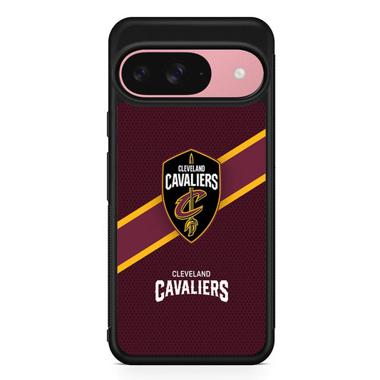NBA Cleveland Cavaliers Logo Google Pixel 9 Case | Google Pixel 9 Protective Rubber Case