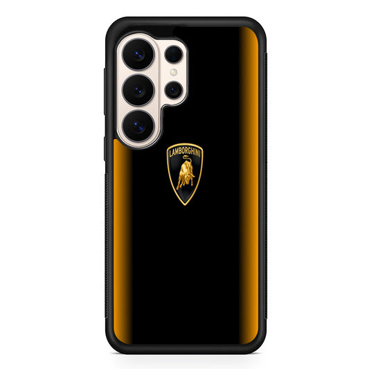 Lamborghini Stripe Gold Samsung Galaxy S26 Ultra Case | Durable Samsung Galaxy S26 Ultra Phone Case