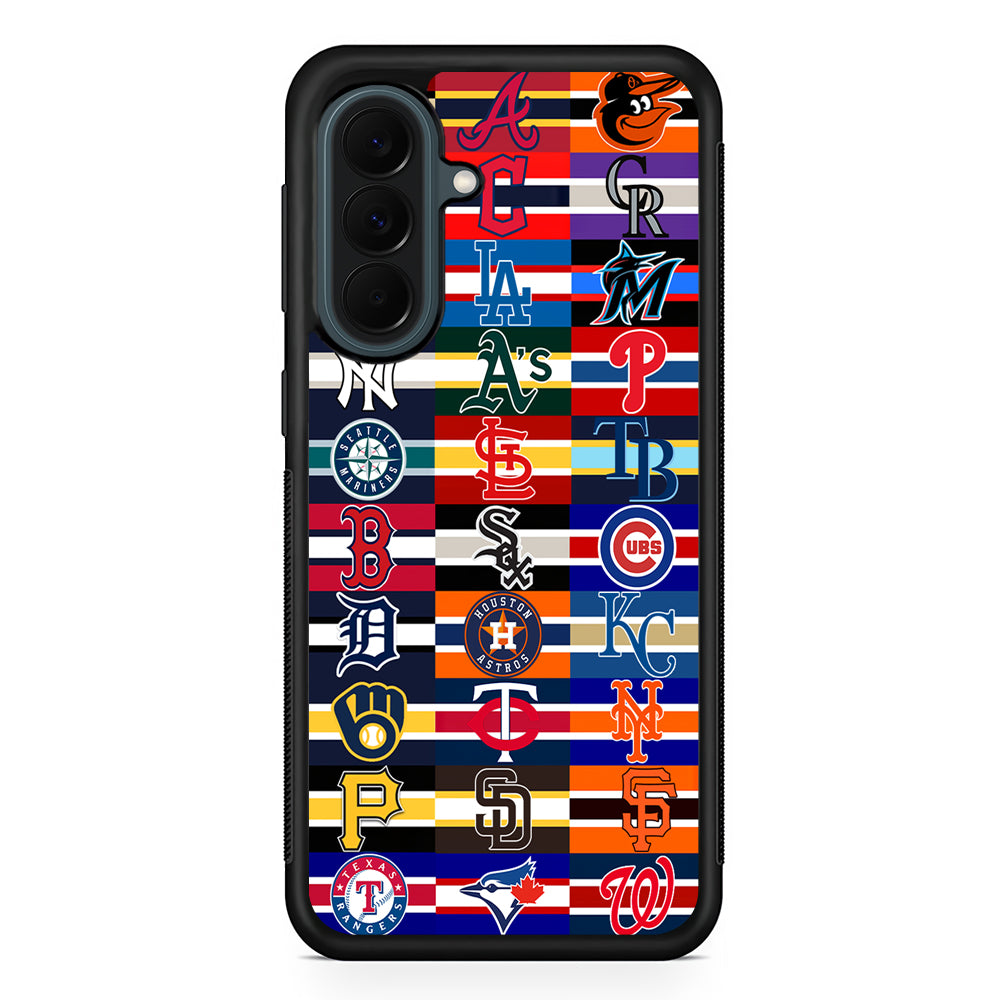 All MLB Teams Jersey Samsung Galaxy A37 Case | Samsung Galaxy A37 Rubber Phone Case