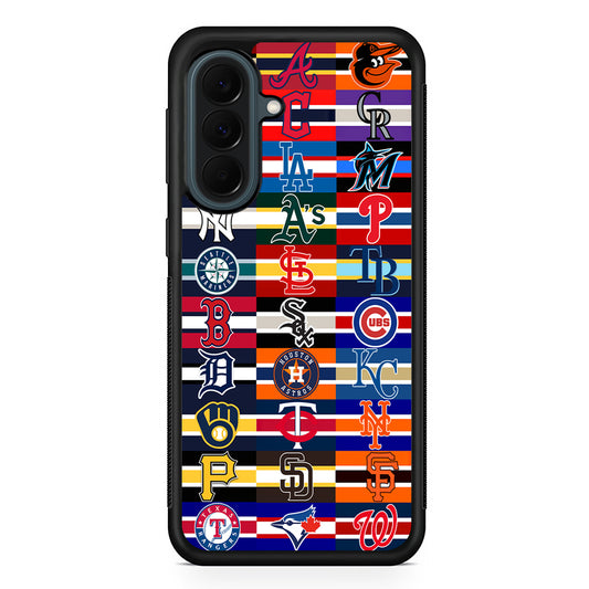 All MLB Teams Jersey Samsung Galaxy A37 Case | Samsung Galaxy A37 Rubber Phone Case