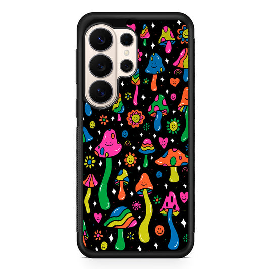 Various Mushrooms Smile Colorful Samsung Galaxy S26 Ultra Case | Slim Protective Case for Samsung Galaxy S26 Ultra